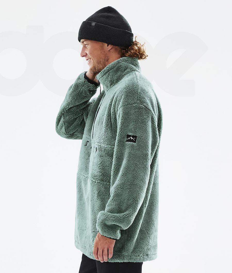 Green Men's Dope Pile Fleece | NZ_D1704