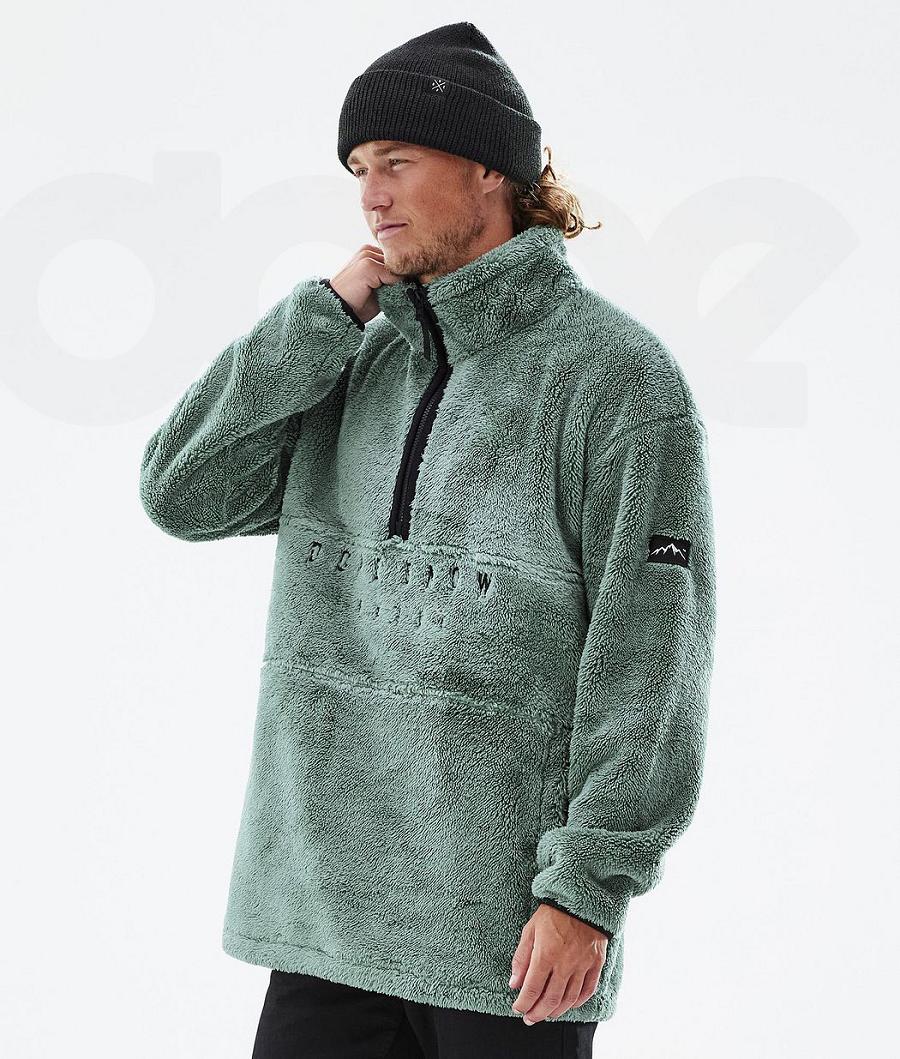 Green Men\'s Dope Pile Fleece | NZ_D1704