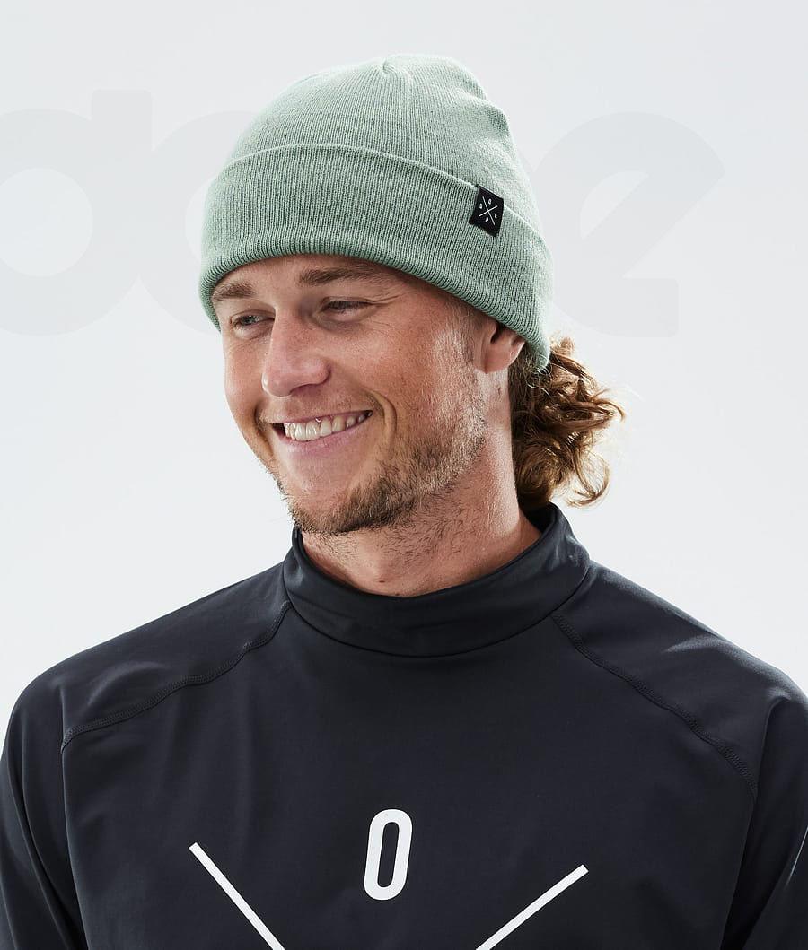 Green Men's Dope Solitude Beanies | NZ_D1891