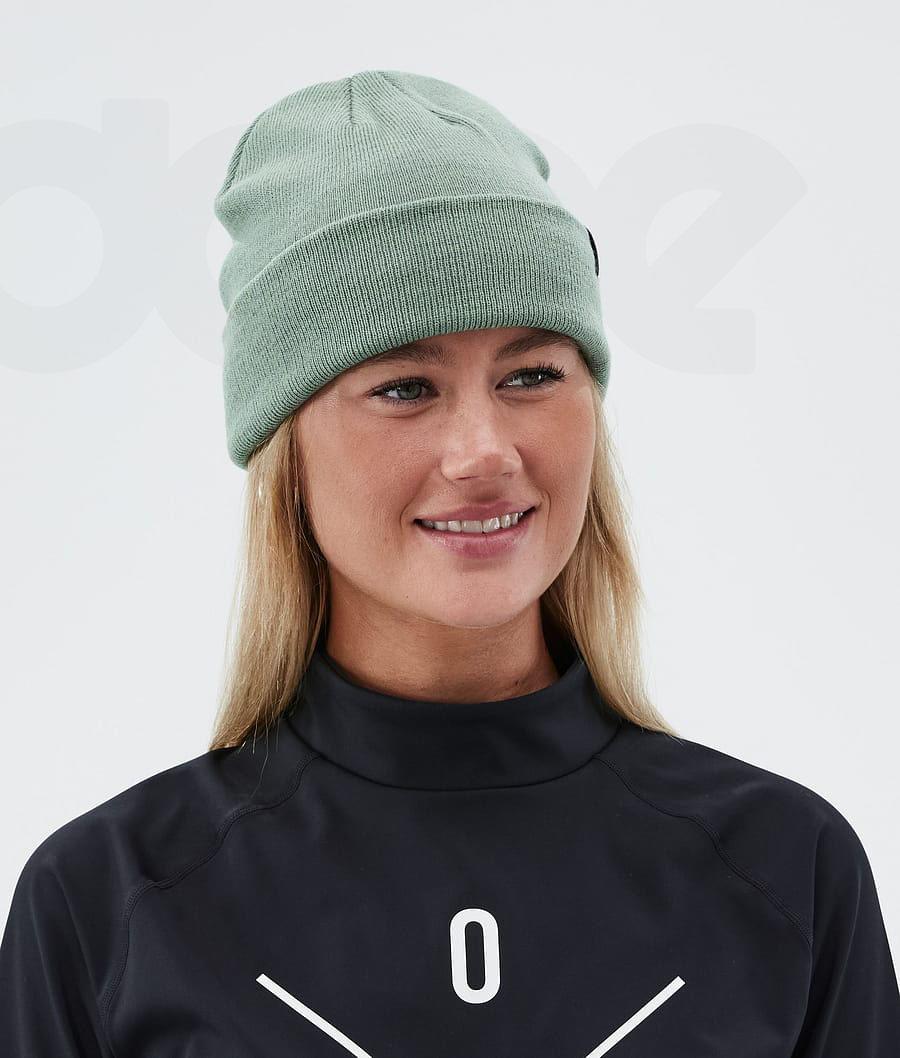 Green Men's Dope Solitude Beanies | NZ_D1891