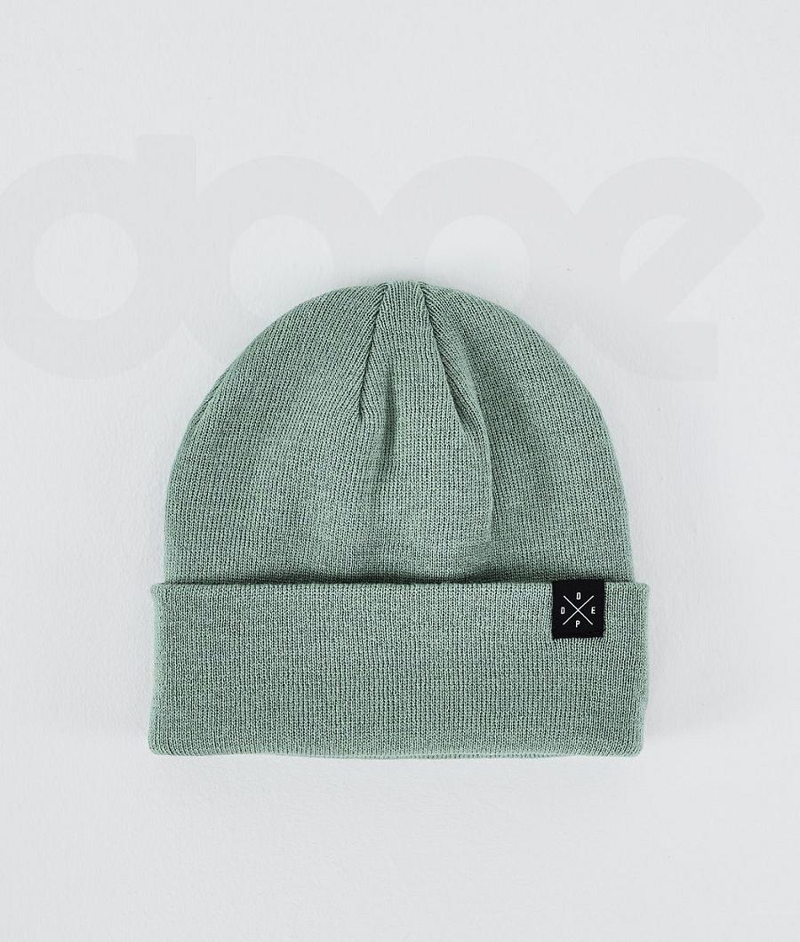 Green Men\'s Dope Solitude Beanies | NZ_D1891