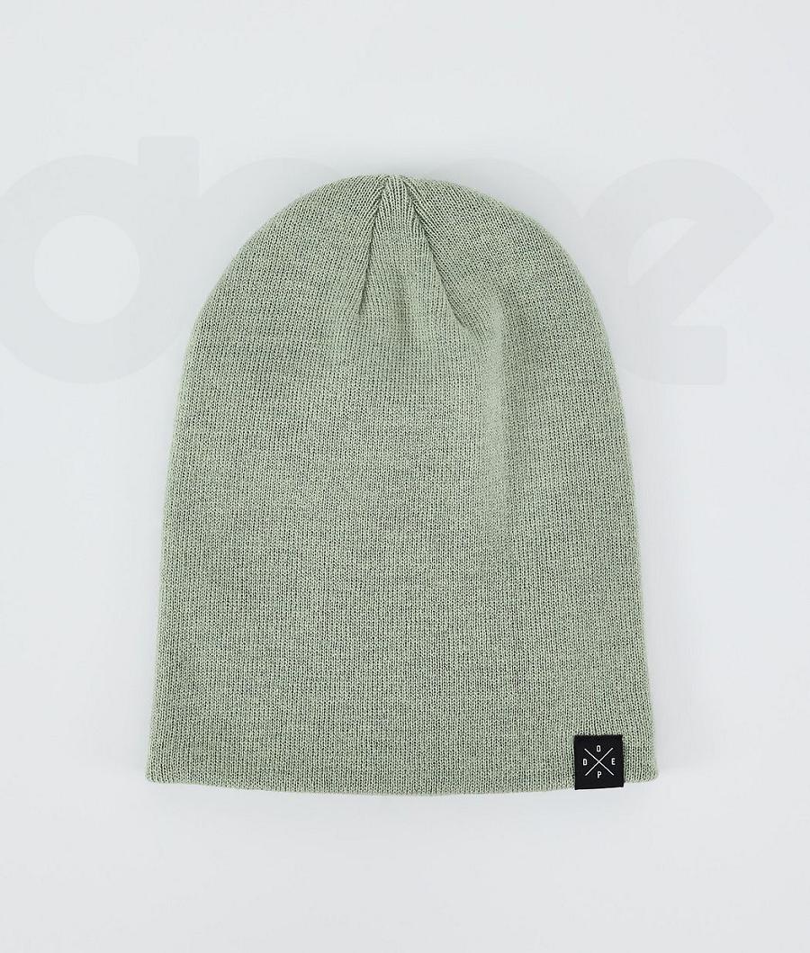 Green Men's Dope Solitude Beanies | NZ_D2130