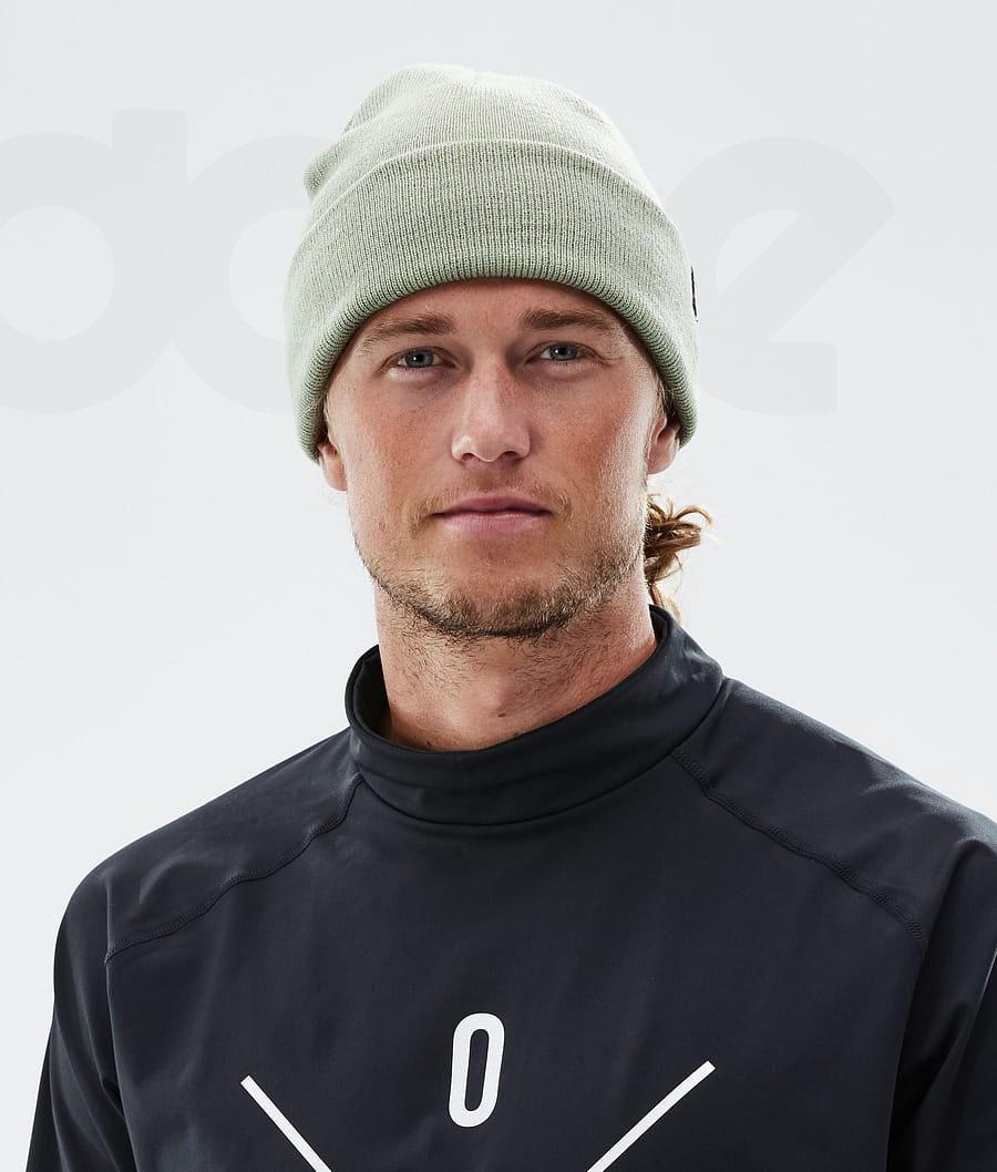 Green Men's Dope Solitude Beanies | NZ_D2130