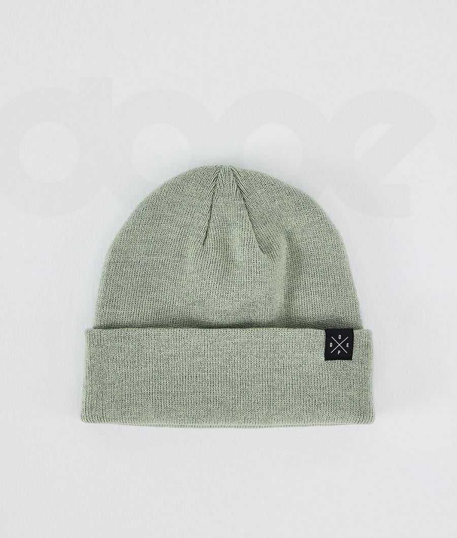 Green Men\'s Dope Solitude Beanies | NZ_D2130