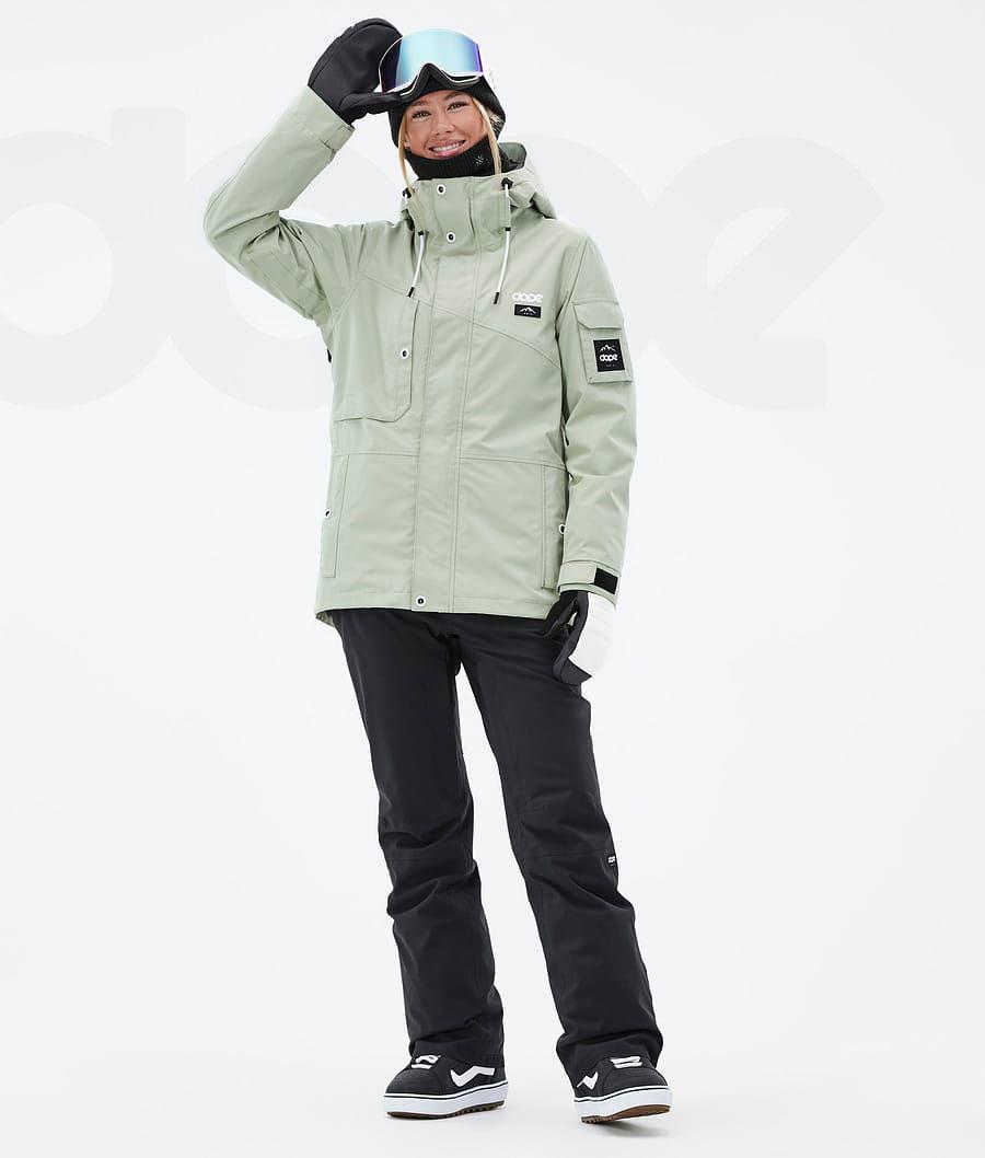 Green Women's Dope Adept W Snowboard Jackets | NZ_D1514