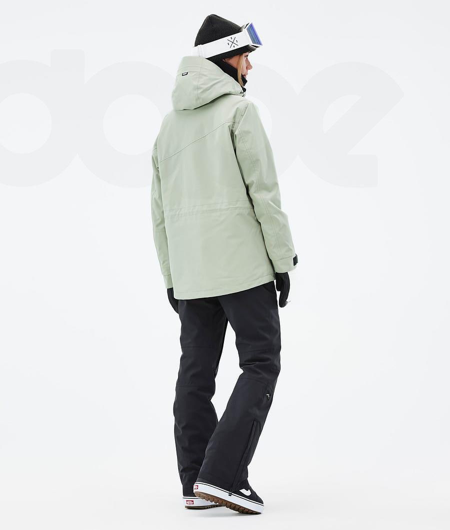 Green Women's Dope Adept W Snowboard Jackets | NZ_D1514