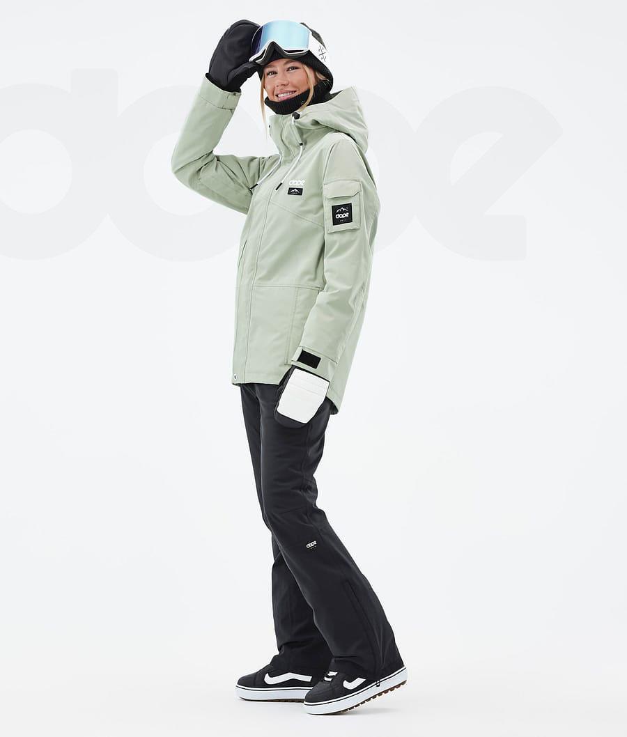Green Women's Dope Adept W Snowboard Jackets | NZ_D1514