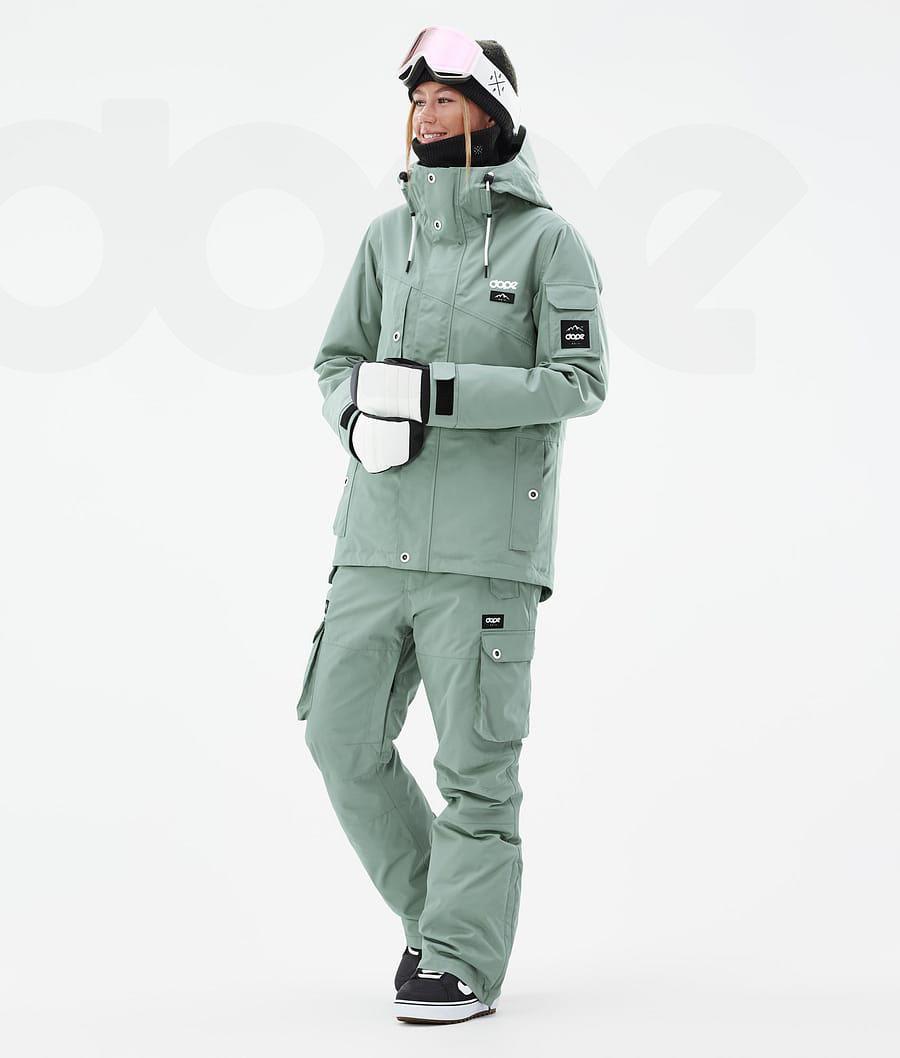 Green Women's Dope Adept W Snowboard Jackets | NZ_D1949