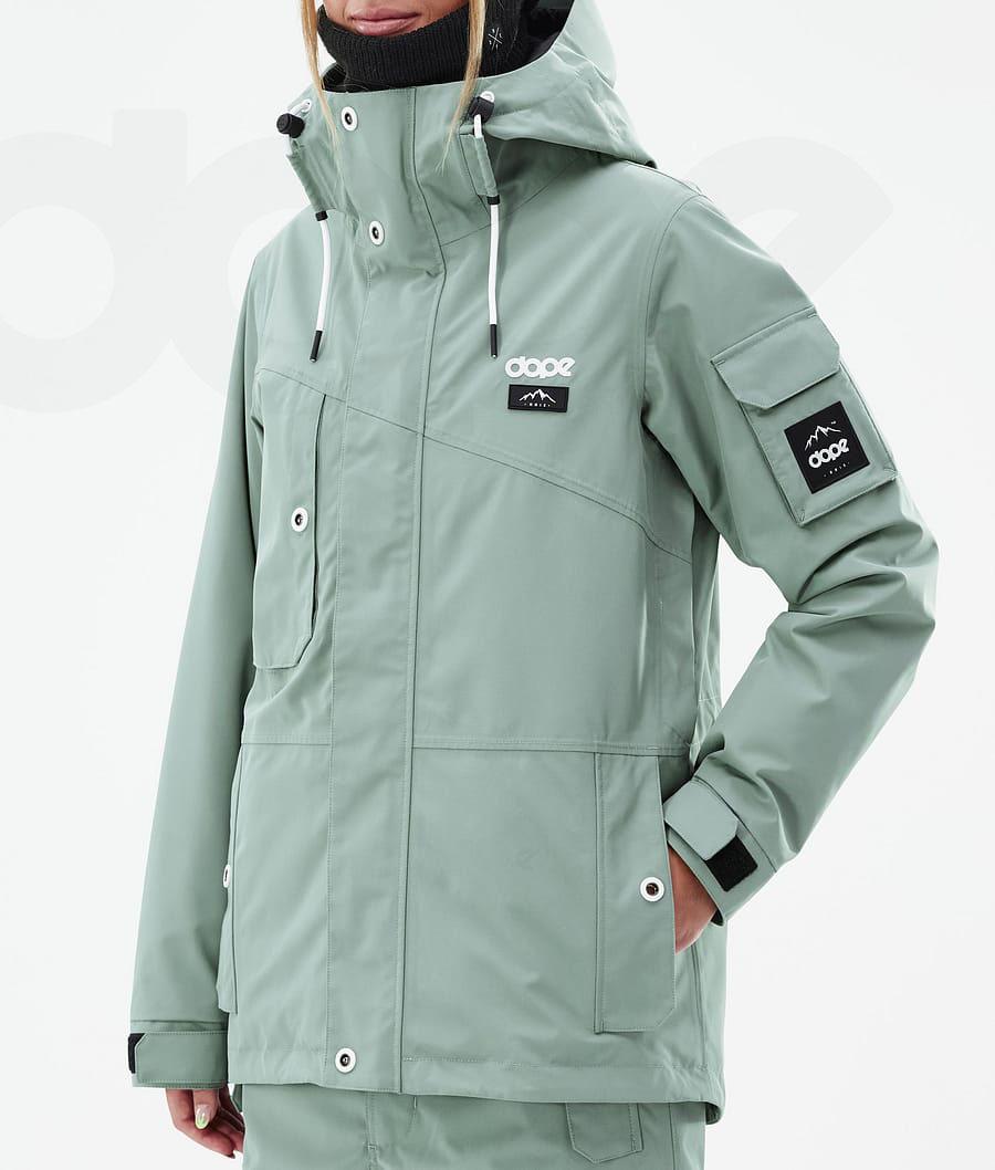 Green Women's Dope Adept W Snowboard Jackets | NZ_D1949