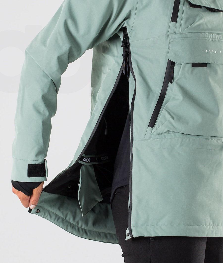 Green Women's Dope Akin W 2019 Snowboard Jackets | NZ_D1022