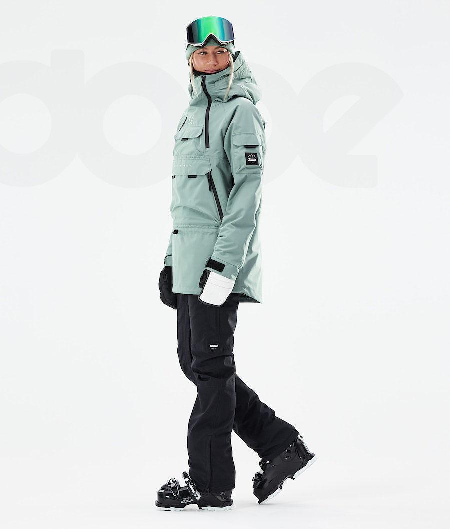 Green Women's Dope Akin W 2021 Ski Jackets | NZ_D1365