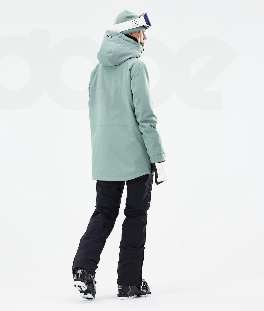 Green Women's Dope Akin W 2021 Ski Jackets | NZ_D1365
