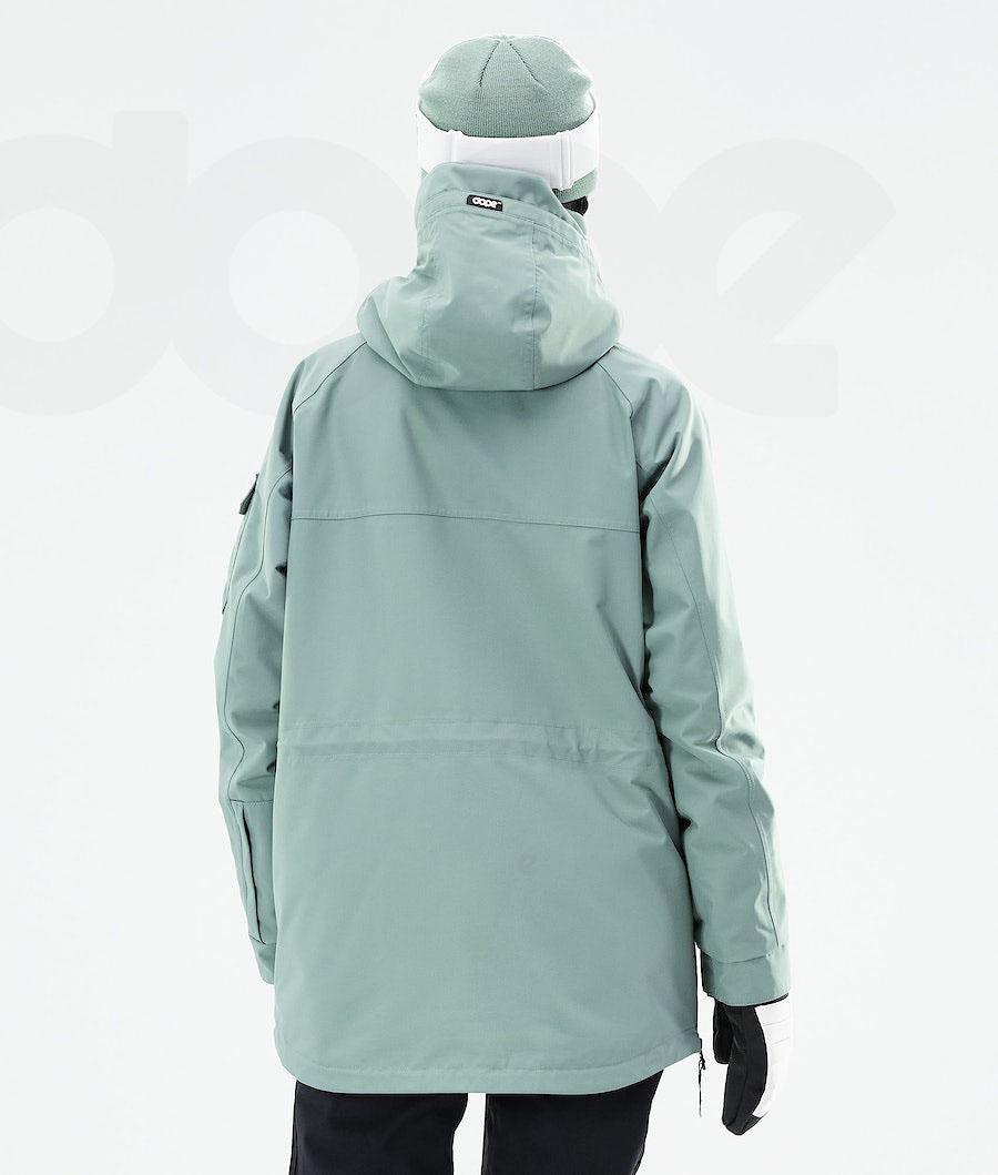 Green Women's Dope Akin W 2021 Ski Jackets | NZ_D1365