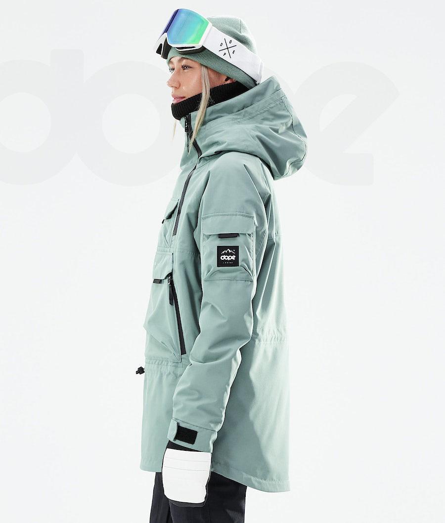 Green Women's Dope Akin W 2021 Snowboard Jackets | NZ_D1868