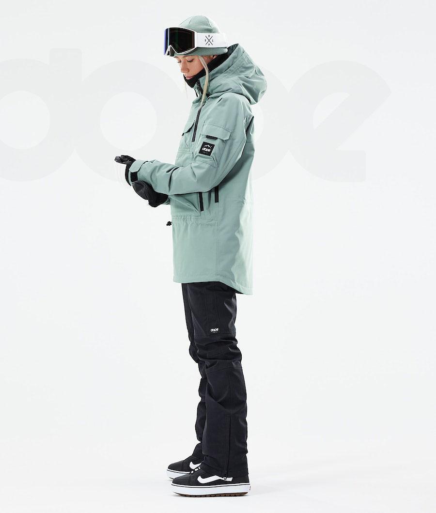 Green Women's Dope Akin W 2021 Snowboard Jackets | NZ_D1868