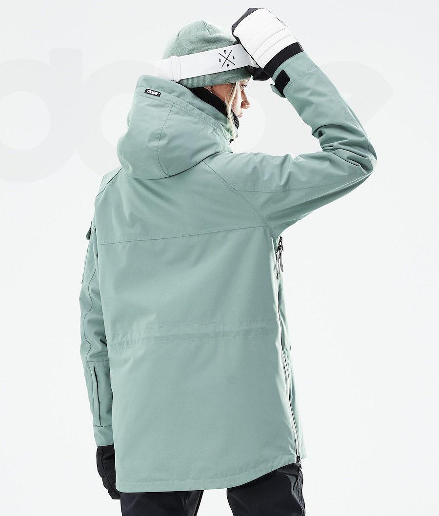 Green Women's Dope Akin W 2021 Snowboard Jackets | NZ_D1868