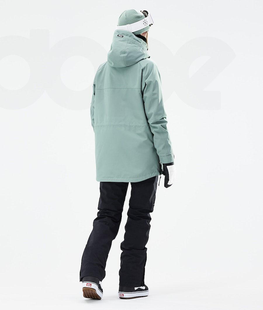 Green Women's Dope Akin W 2021 Snowboard Jackets | NZ_D1868