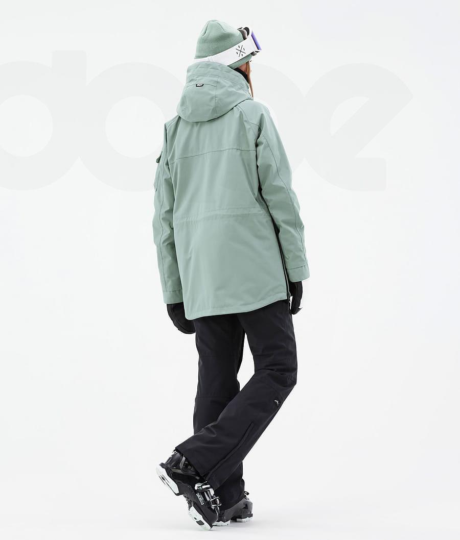 Green Women's Dope Akin W Ski Jackets | NZ_D2391