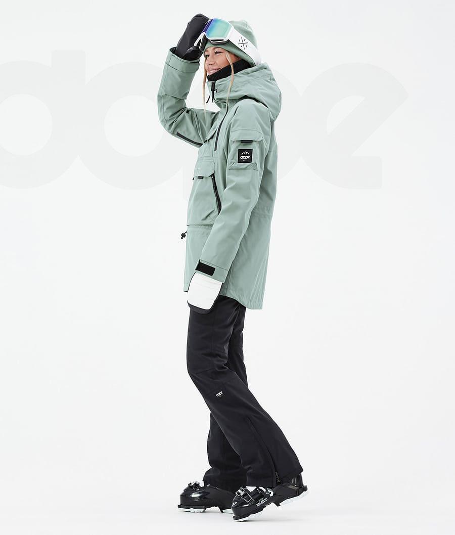 Green Women's Dope Akin W Ski Jackets | NZ_D2391
