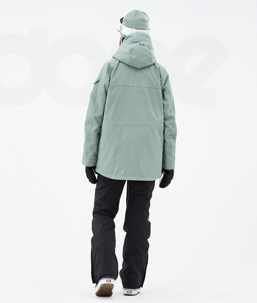 Green Women's Dope Akin W Snowboard Jackets | NZ_D1396