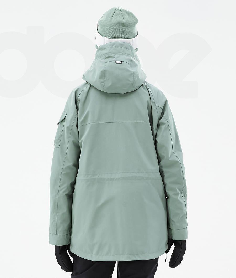 Green Women's Dope Akin W Snowboard Jackets | NZ_D1396