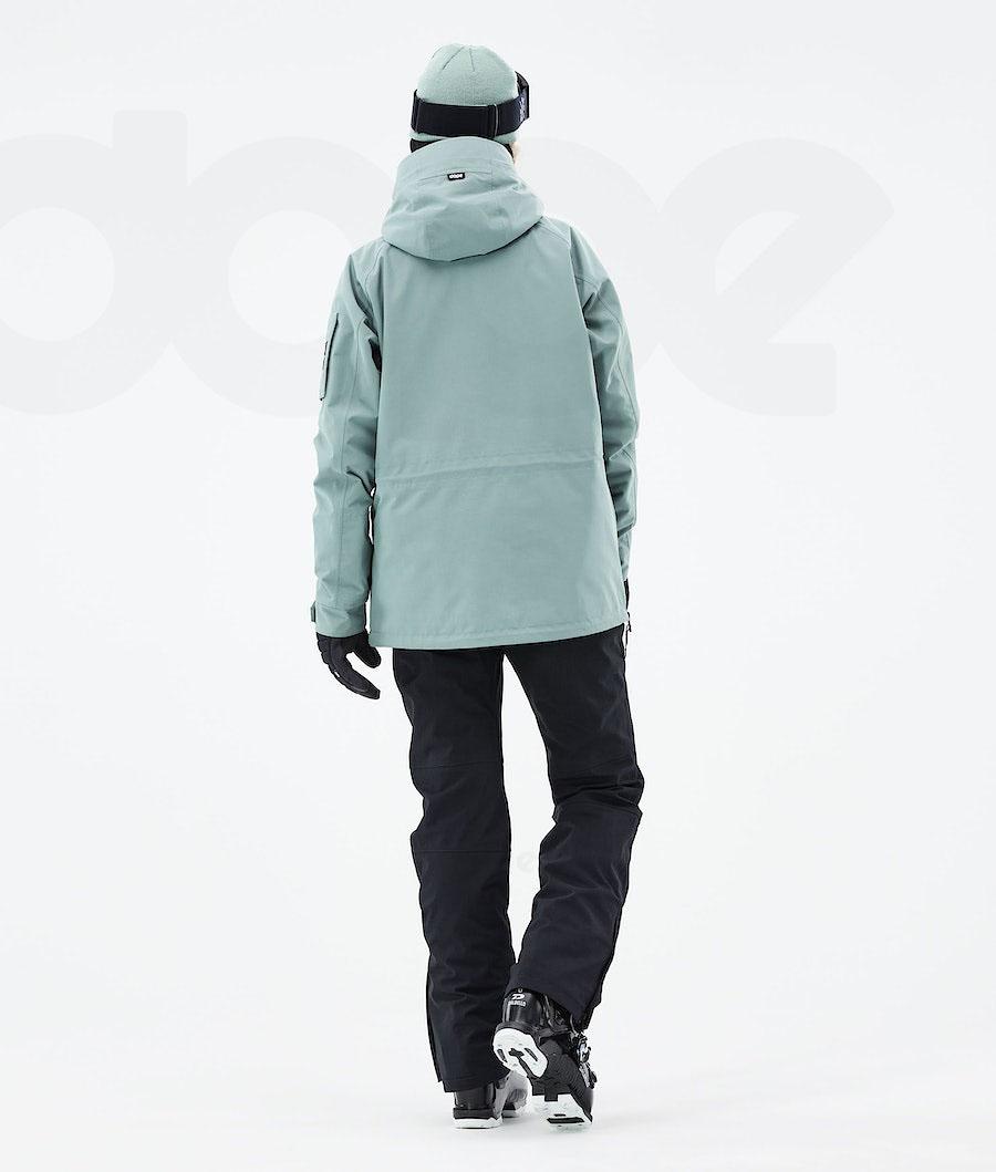 Green Women's Dope Annok W 2021 Ski Jackets | NZ_D1013
