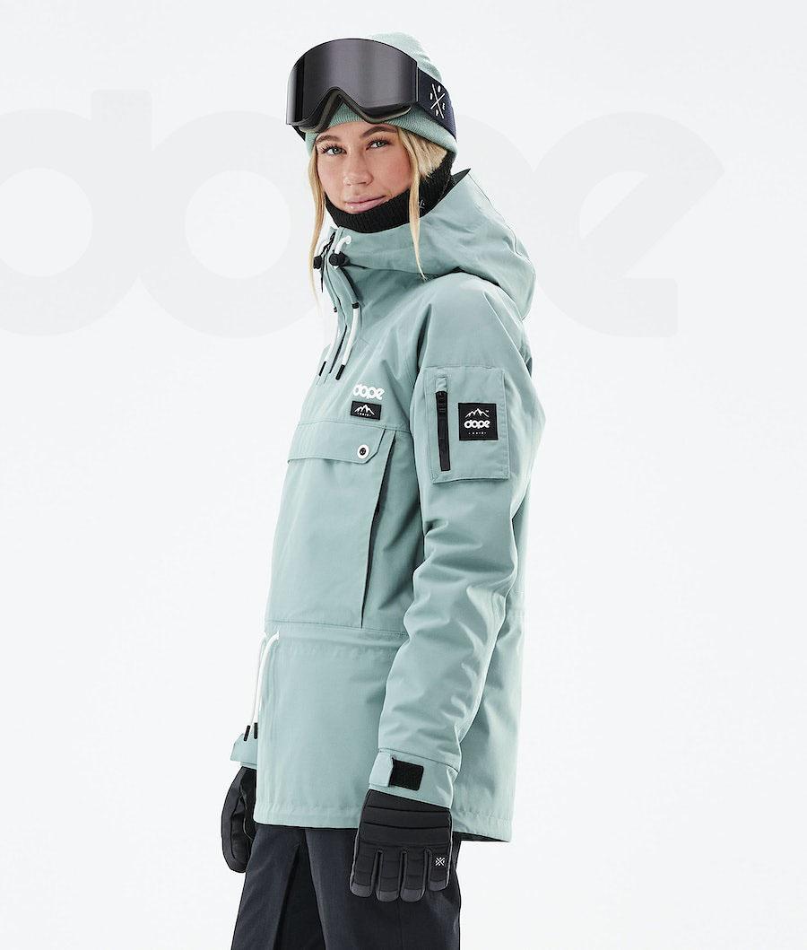 Green Women's Dope Annok W 2021 Ski Jackets | NZ_D1013