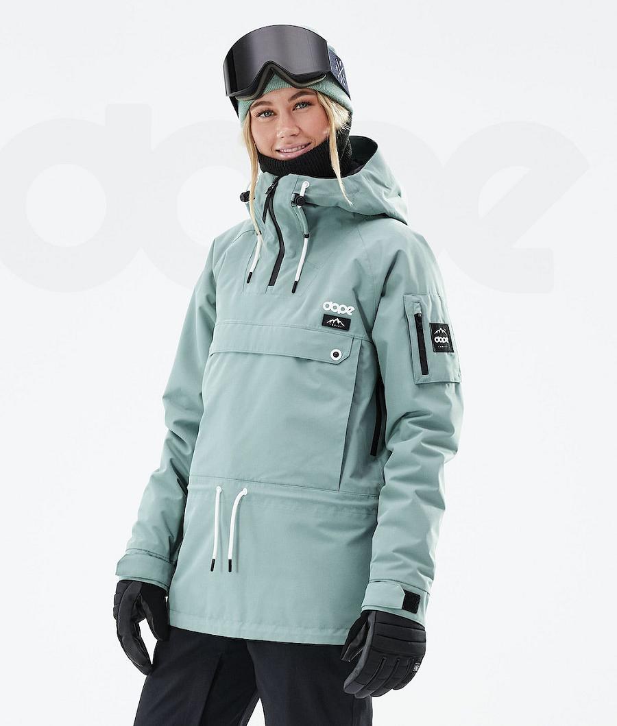 Green Women\'s Dope Annok W 2021 Ski Jackets | NZ_D1013