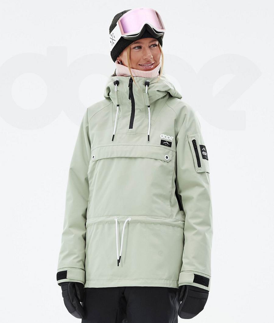 Green Women\'s Dope Annok W Ski Jackets | NZ_D1800