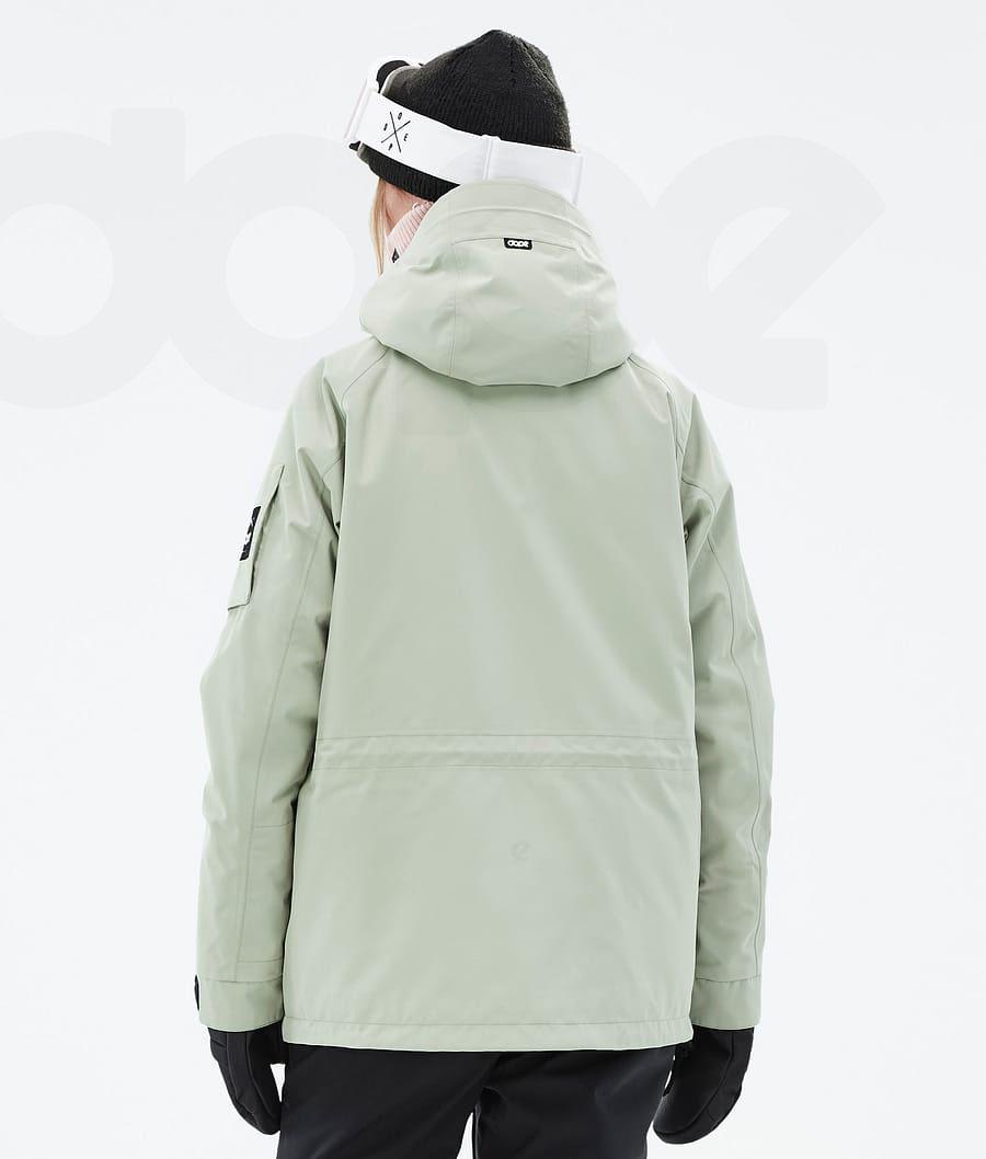 Green Women's Dope Annok W Snowboard Jackets | NZ_D2060