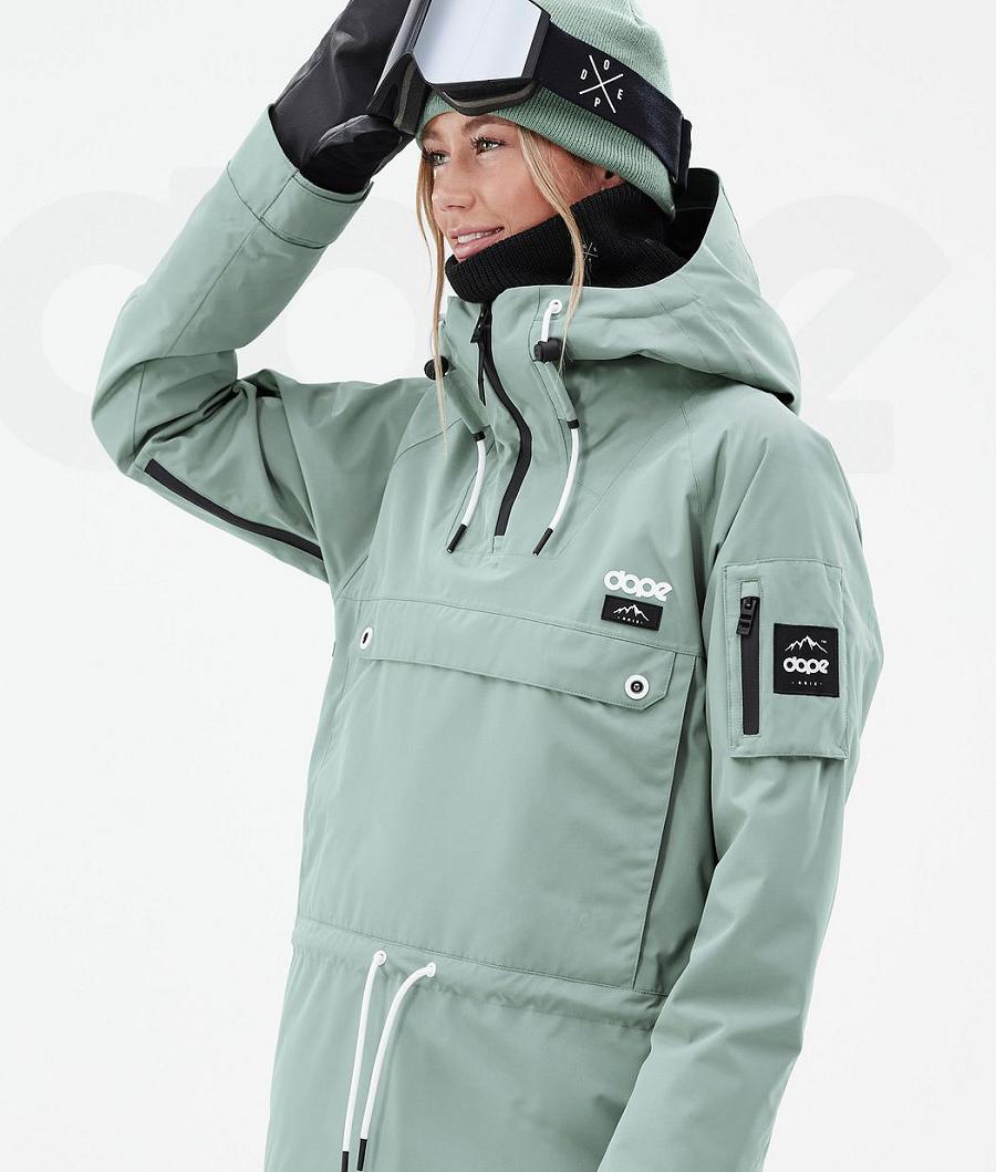 Green Women's Dope Annok W Snowboard Jackets | NZ_D2420