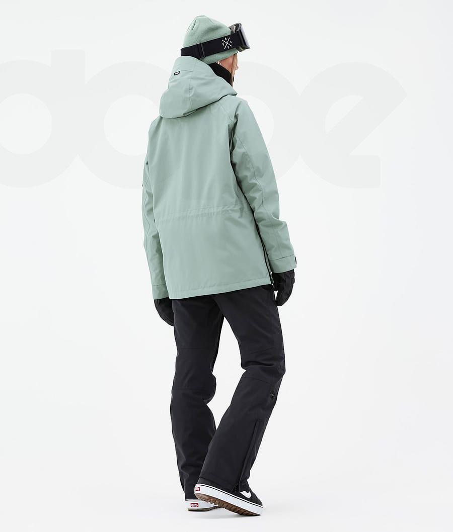 Green Women's Dope Annok W Snowboard Jackets | NZ_D2420