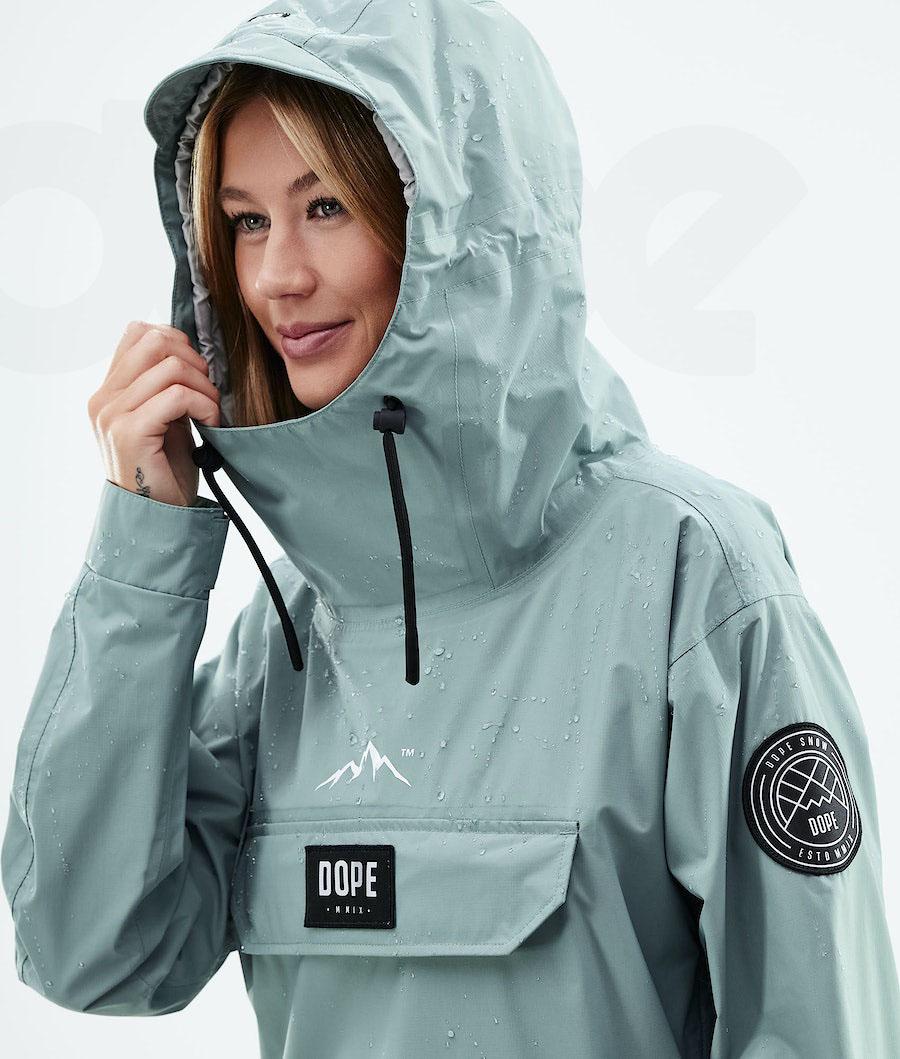 Green Women's Dope Blizzard Light W Outdoor Jackets | NZ_D2049