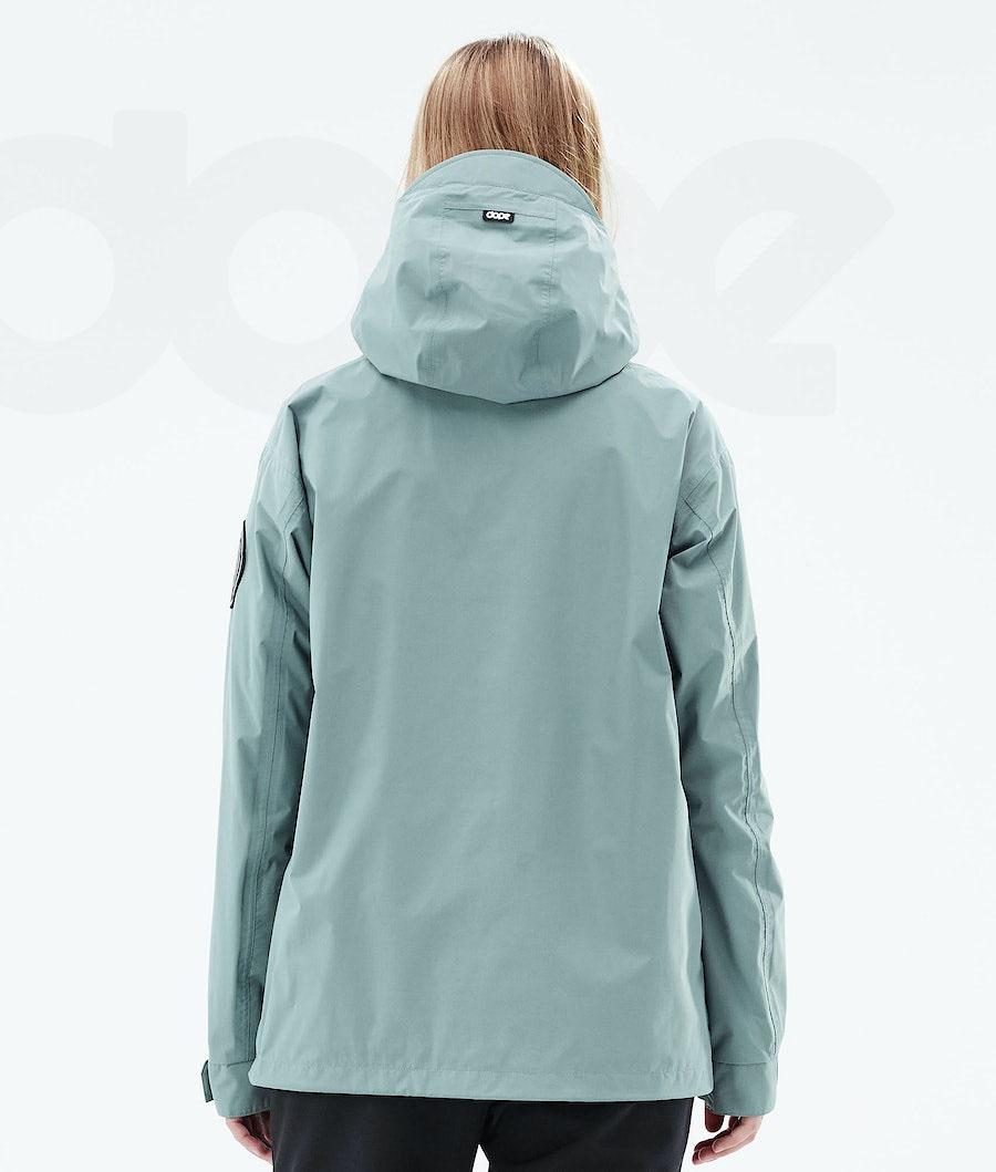 Green Women's Dope Blizzard Light W Outdoor Jackets | NZ_D2049