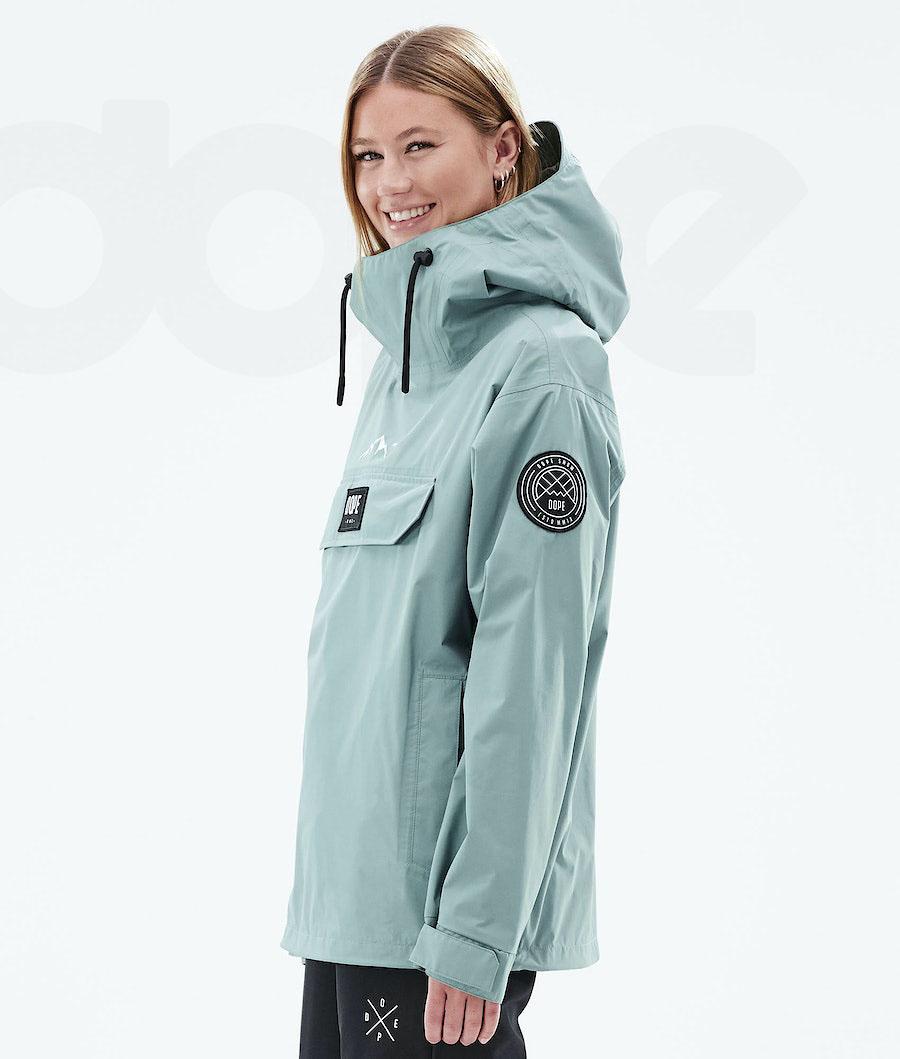 Green Women's Dope Blizzard Light W Outdoor Jackets | NZ_D2049