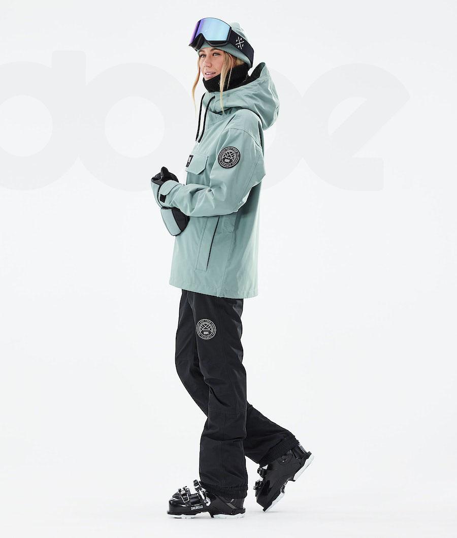 Green Women's Dope Blizzard W 2021 Ski Jackets | NZ_D1760