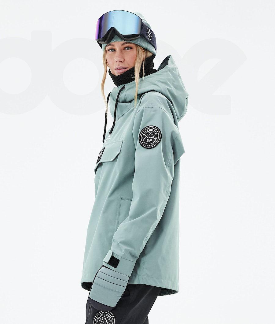 Green Women's Dope Blizzard W 2021 Ski Jackets | NZ_D1760