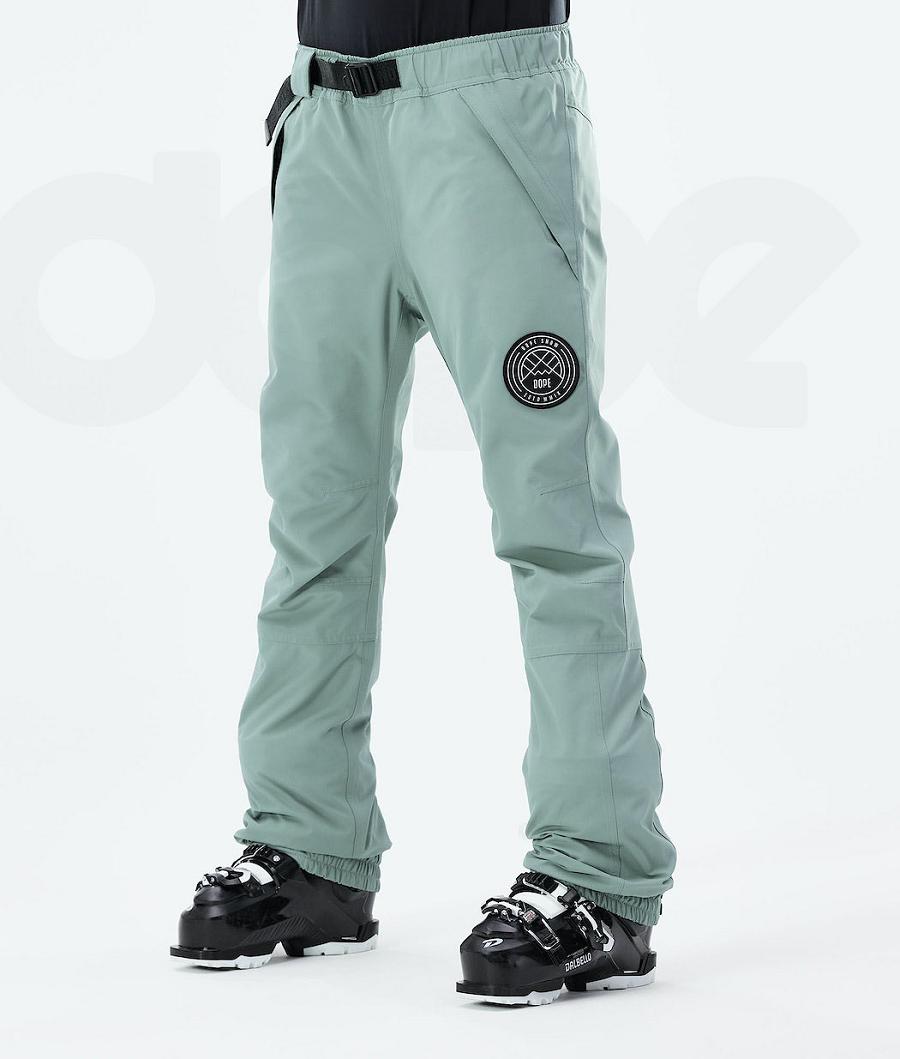 Green Women\'s Dope Blizzard W 2021 Ski Pants | NZ_D1274