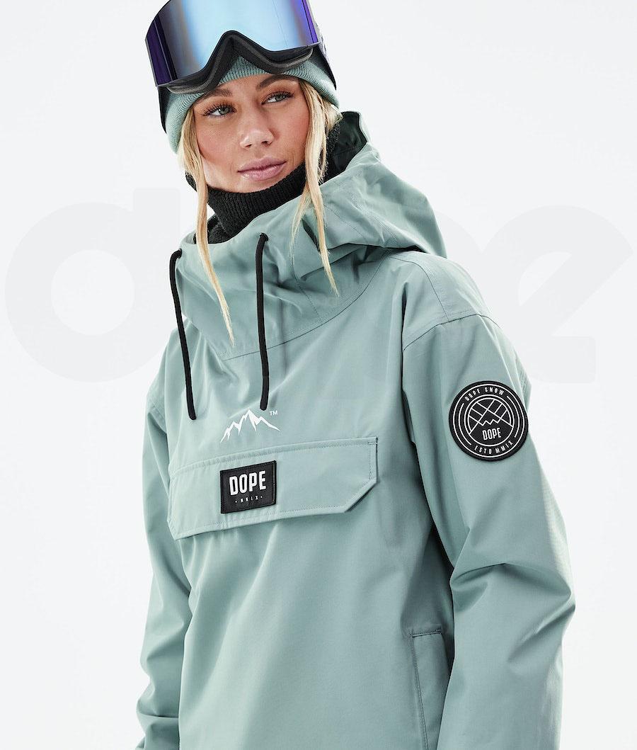 Green Women's Dope Blizzard W 2021 Snowboard Jackets | NZ_D1254
