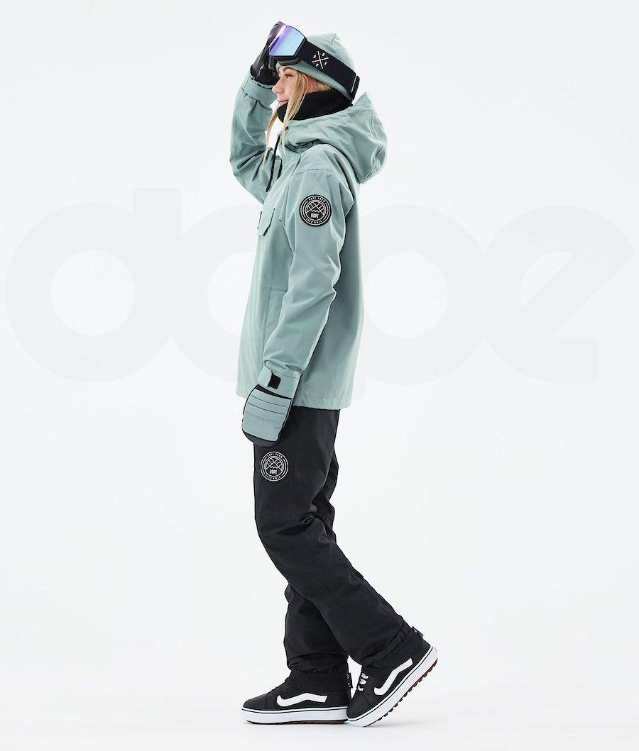 Green Women's Dope Blizzard W 2021 Snowboard Jackets | NZ_D1254