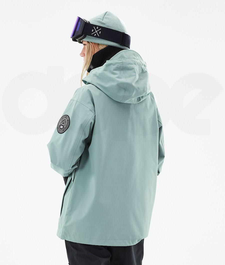 Green Women's Dope Blizzard W 2021 Snowboard Jackets | NZ_D1254