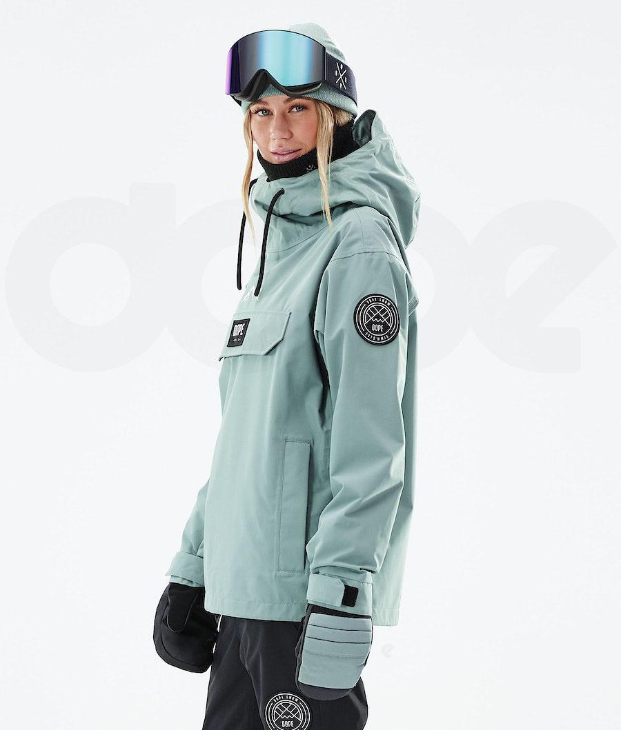 Green Women's Dope Blizzard W 2021 Snowboard Jackets | NZ_D1254
