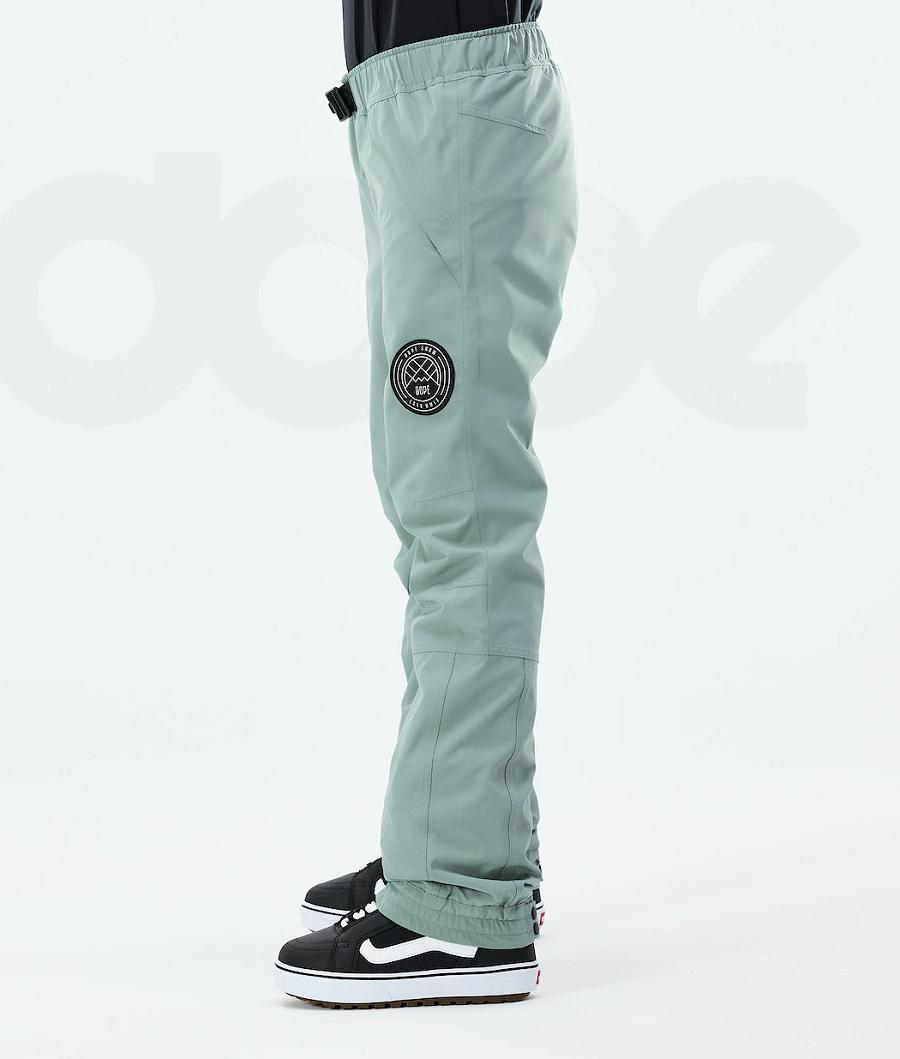 Green Women's Dope Blizzard W 2021 Snowboard Pants | NZ_D1701
