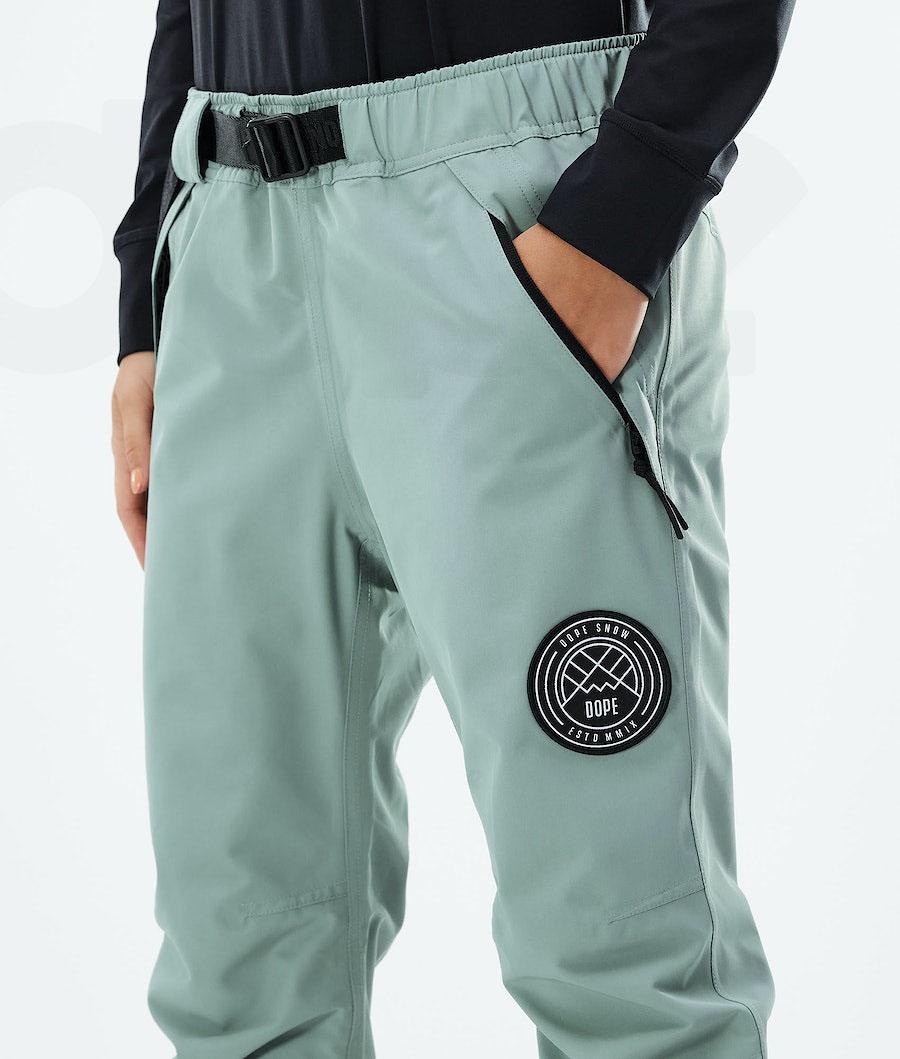 Green Women's Dope Blizzard W 2021 Snowboard Pants | NZ_D1701