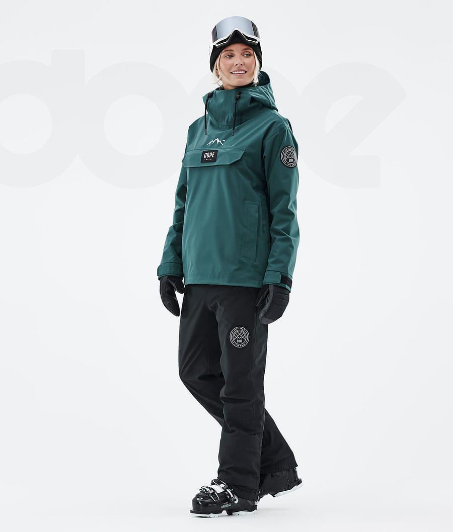 Green Women's Dope Blizzard W Ski Jackets | NZ_D1080