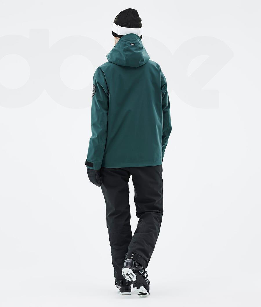 Green Women's Dope Blizzard W Ski Jackets | NZ_D1080