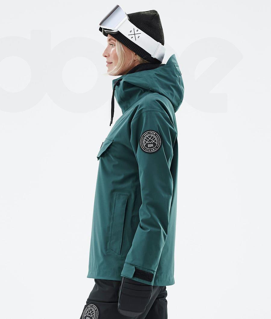 Green Women's Dope Blizzard W Ski Jackets | NZ_D1080