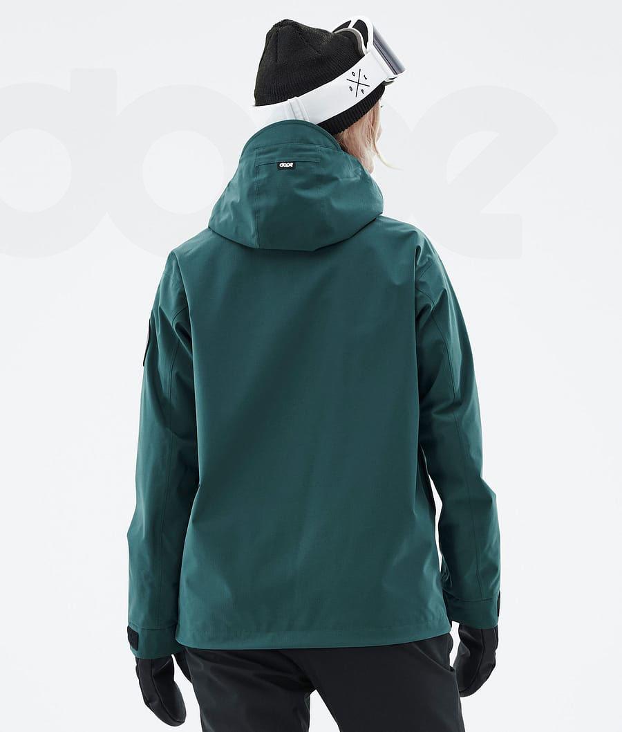 Green Women's Dope Blizzard W Ski Jackets | NZ_D1080