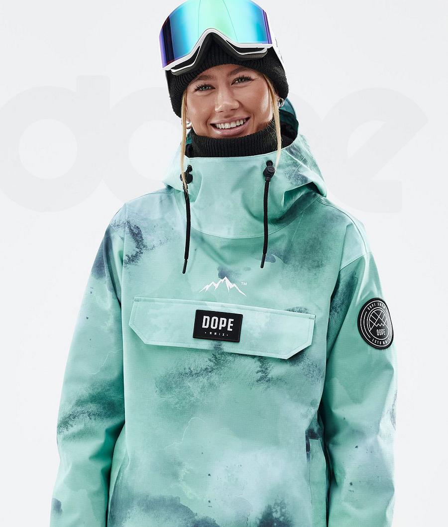 Green Women's Dope Blizzard W Ski Jackets | NZ_D1961
