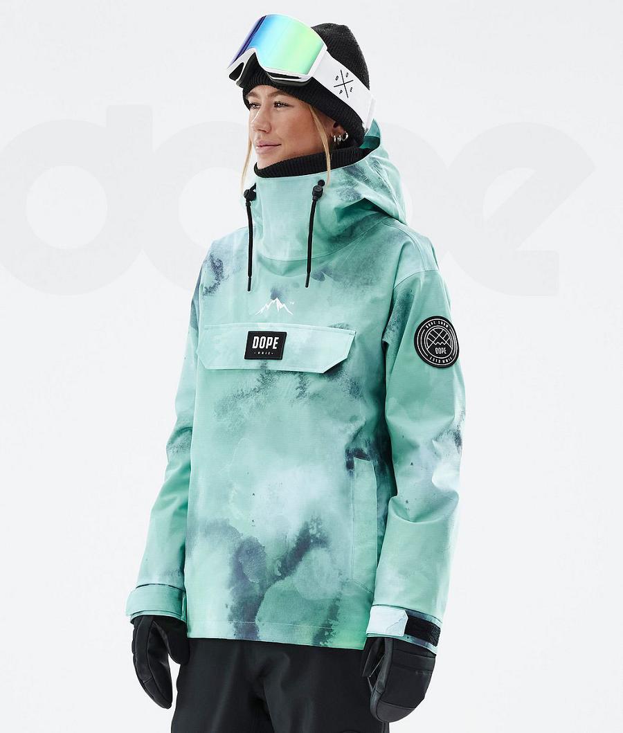 Green Women\'s Dope Blizzard W Ski Jackets | NZ_D1961